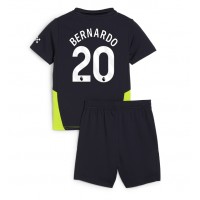 Camisa de time de futebol Manchester City Bernardo Silva #20 Replicas 2º Equipamento Infantil 2024-25 Manga Curta (+ Calças curtas)